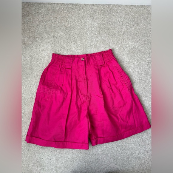 Vintage high waist bright pink short - Picture 1 of 14
